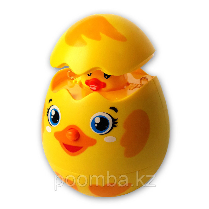 Развивающая музыкальная игрушка Яйцо-сюрприз Утенок