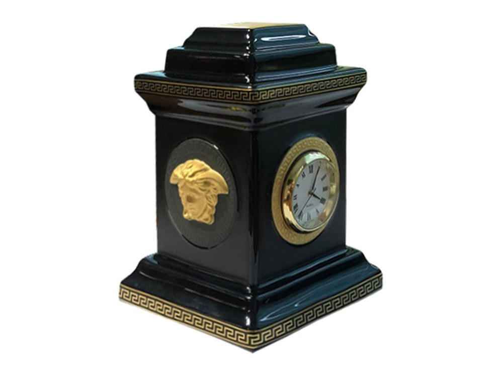 Настольные часы Medusa, фарфор, позолота - фото 2 - id-p79925971