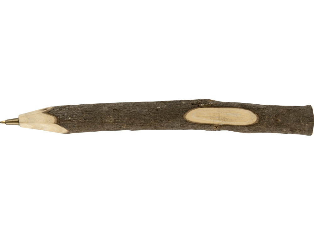 Ручка шариковая из натурального дерева Кипарис, коричневый - фото 2 - id-p79926185