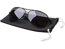 Солнечные очки Maverick в чехле. УФ 400, черный, фото 3