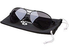 Солнечные очки Maverick в чехле. УФ 400, черный, фото 2