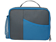 Изотермическая сумка-холодильник Breeze для ланч-бокса, серый/голубой, фото 2