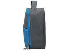 Изотермическая сумка-холодильник Breeze для ланч-бокса, серый/голубой, фото 3