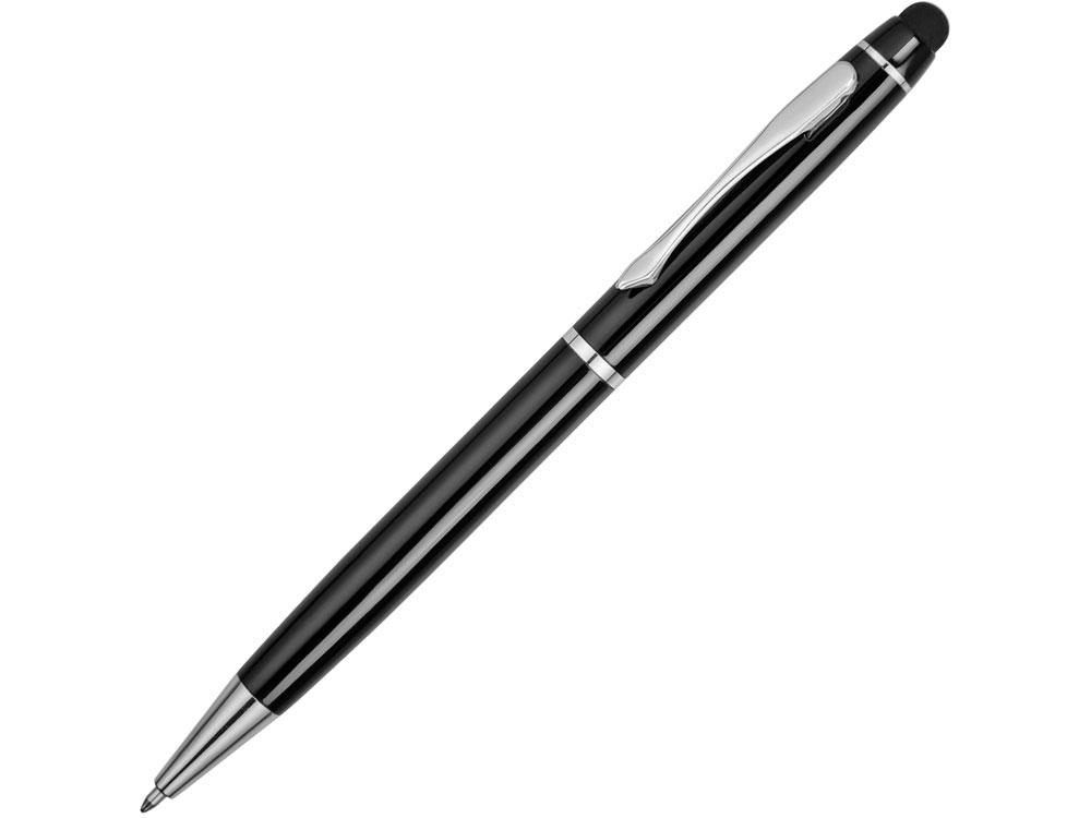 Ручка-стилус шариковая Фокстер, черный - фото 1 - id-p60498661