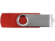 USB/micro USB-флешка 2.0 на 16 Гб Квебек OTG, красный, фото 2