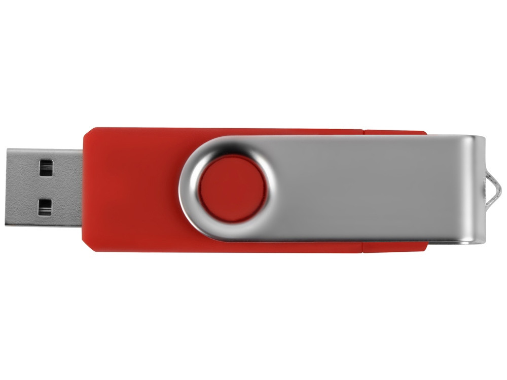 USB/micro USB-флешка 2.0 на 16 Гб Квебек OTG, красный - фото 5 - id-p79927808