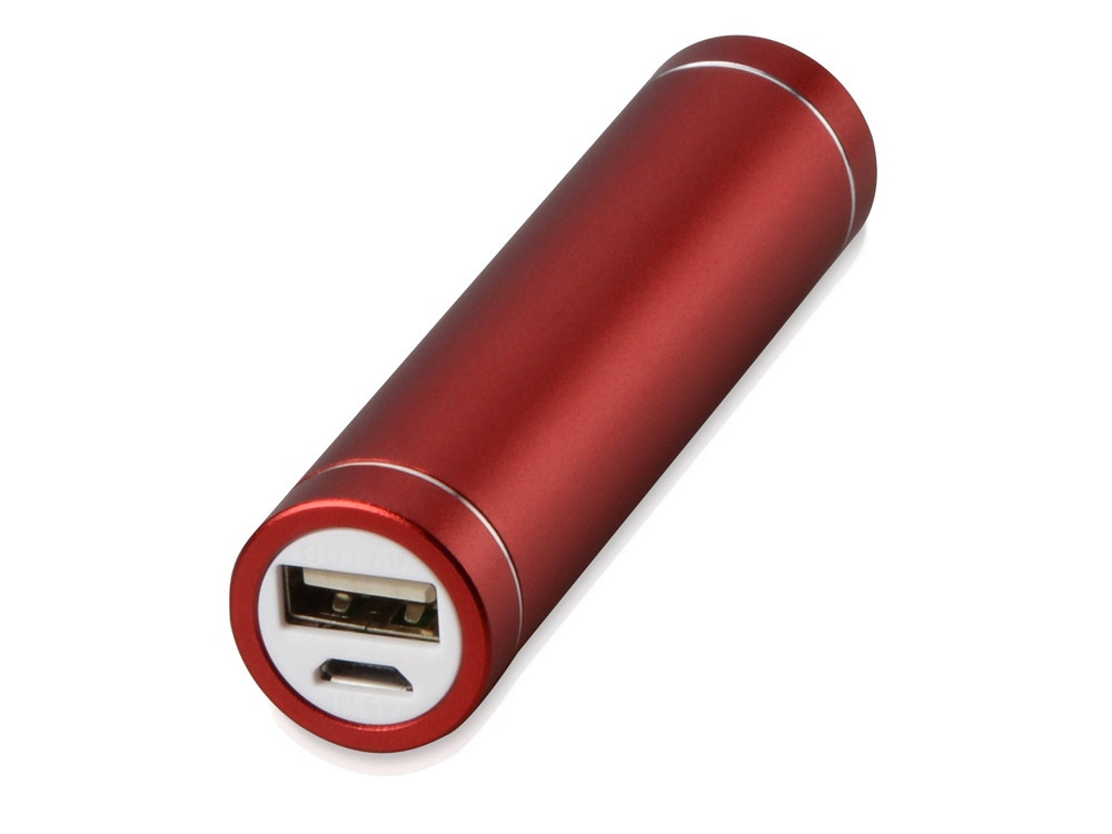 Портативное зарядное устройство Олдбери, 2200 mAh, красный