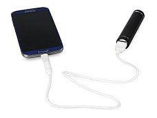 Портативное зарядное устройство Олдбери, 2200 mAh, черный, фото 2