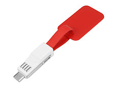 Зарядный кабель 3-в-1 Charge-it, красный, фото 3