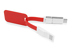 Зарядный кабель 3-в-1 Charge-it, красный, фото 3