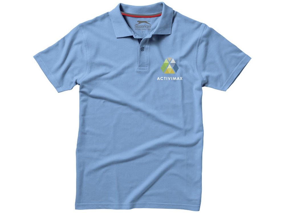 Рубашка поло Advantage мужская, светло-синий - фото 5 - id-p79926263