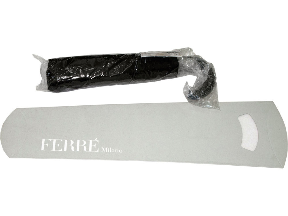 Зонт складной автоматический Ferre, черный (Ou) - фото 3 - id-p79928247