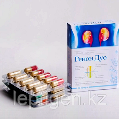 Препарат Ренон Дуо для почек (30 капсул)