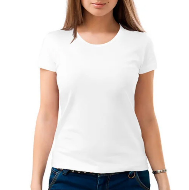 Футболка "Сэндвич" 52 (XL) "Style woman" цвет: белый