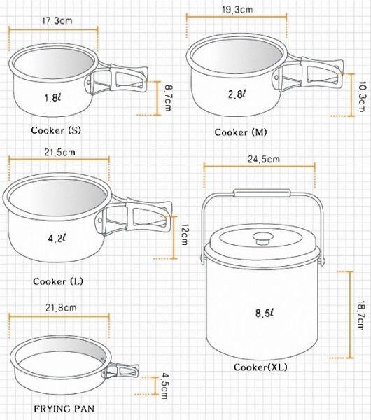 Набор посуды KOVEA (21 предмет) Мод. HARD 10 (10 персон) R 43134 - фото 6 - id-p74273853
