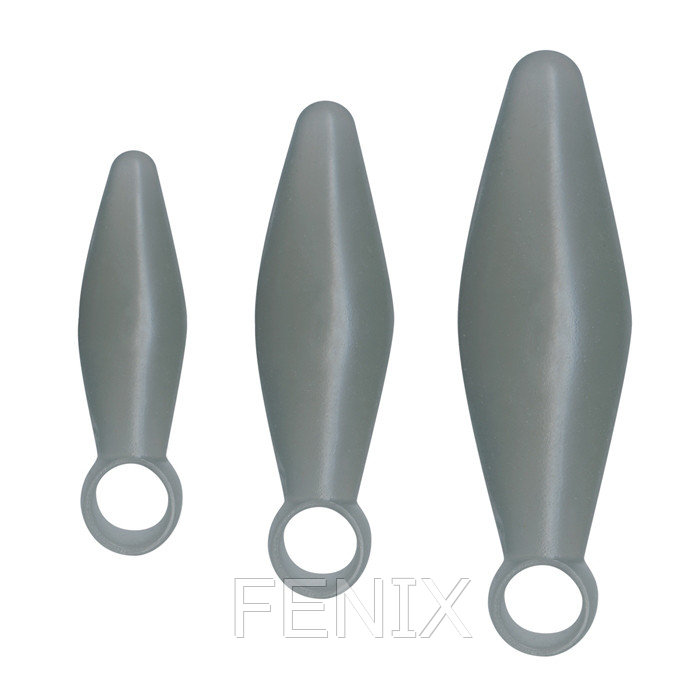Три анальные пробки Finger Rimmer, 7,5 см., 5,5 см., 3 см