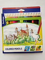 Набор цветных карандашей 24 цвета "Berlingo"