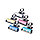 Зажимы-бульдоги для бумаг 32мм, Berlingo, 10шт. цветные, картонная коробка, фото 2