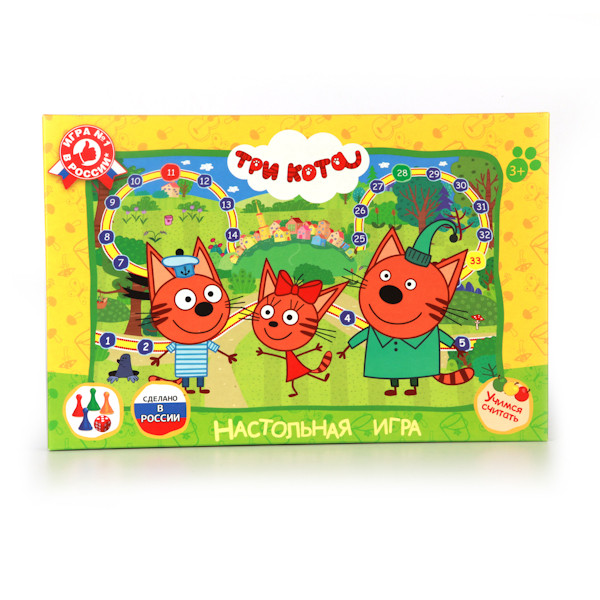 Настольная игра - ходилка "Умные игры" Три кота