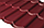 Металлочерепица  0,45 мм СуперМонтеррей глянец RAL 3005 Винно-красный, фото 3