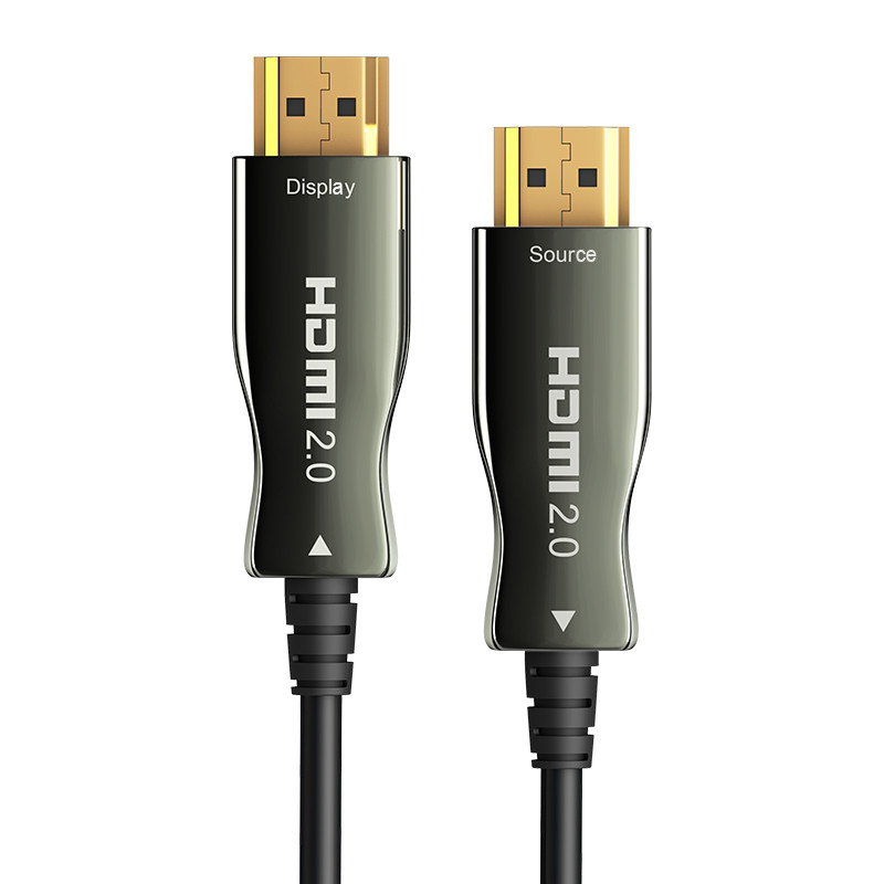 Активный оптический 4K HDMI-HDMI кабель OK-WIRE-AOC-40м (длина 40 метров), фото 1