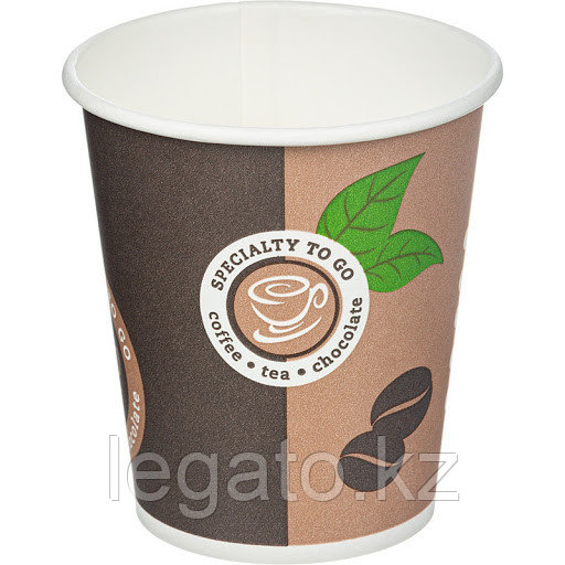 Стакан бумажный для горячих напитков "Coffee To Go" 250 мл 50шт/уп 1000 шт/кор