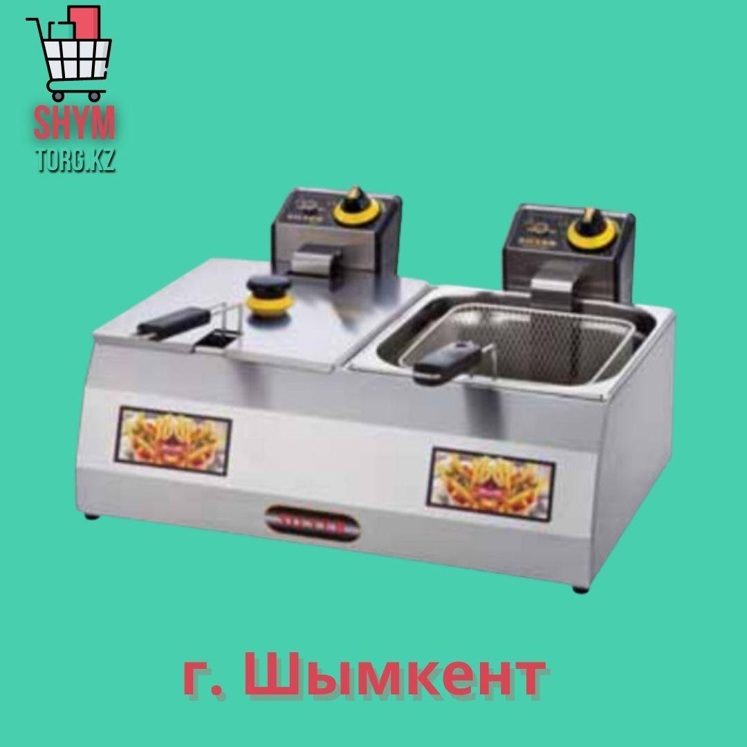 Профессиональная турецкая фритюрница 8*8л, фото 1