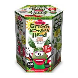 Набор креативного творчества "GRASS MONSTERS HEAD Волшебный боб зелёный горшочек" (8)