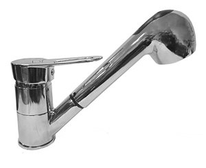 Шланг выдвижной для смесителя на кухне - 91 фото