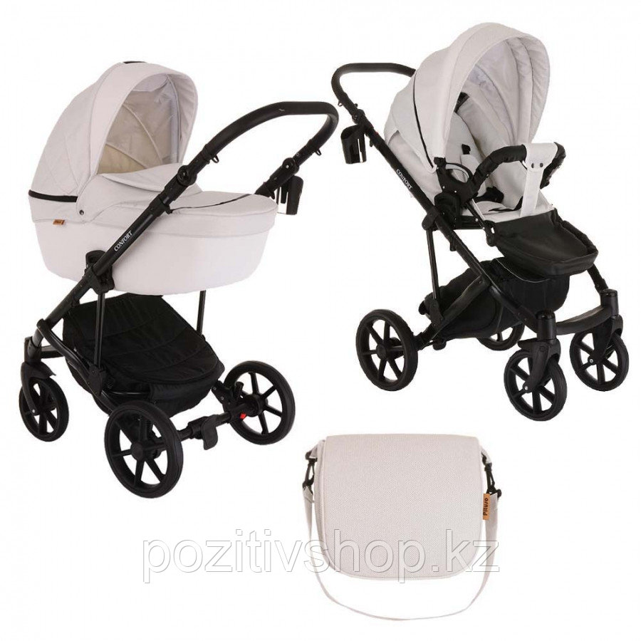 Детская коляска 2 в 1 Pituso Confort Plus 2020 гелевые колеса (20)