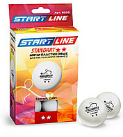 Start Line Набор 6 пластиковых мячей для настольнаго тенниса, d-40+mm