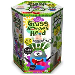 Набор креативного творчества "GRASS MONSTERS HEAD Волшебный боб синий горшочек" (8)