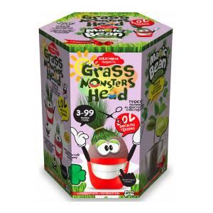 Набор креативного творчества "GRASS MONSTERS HEAD Волшебный боб красный горшочек" (8)