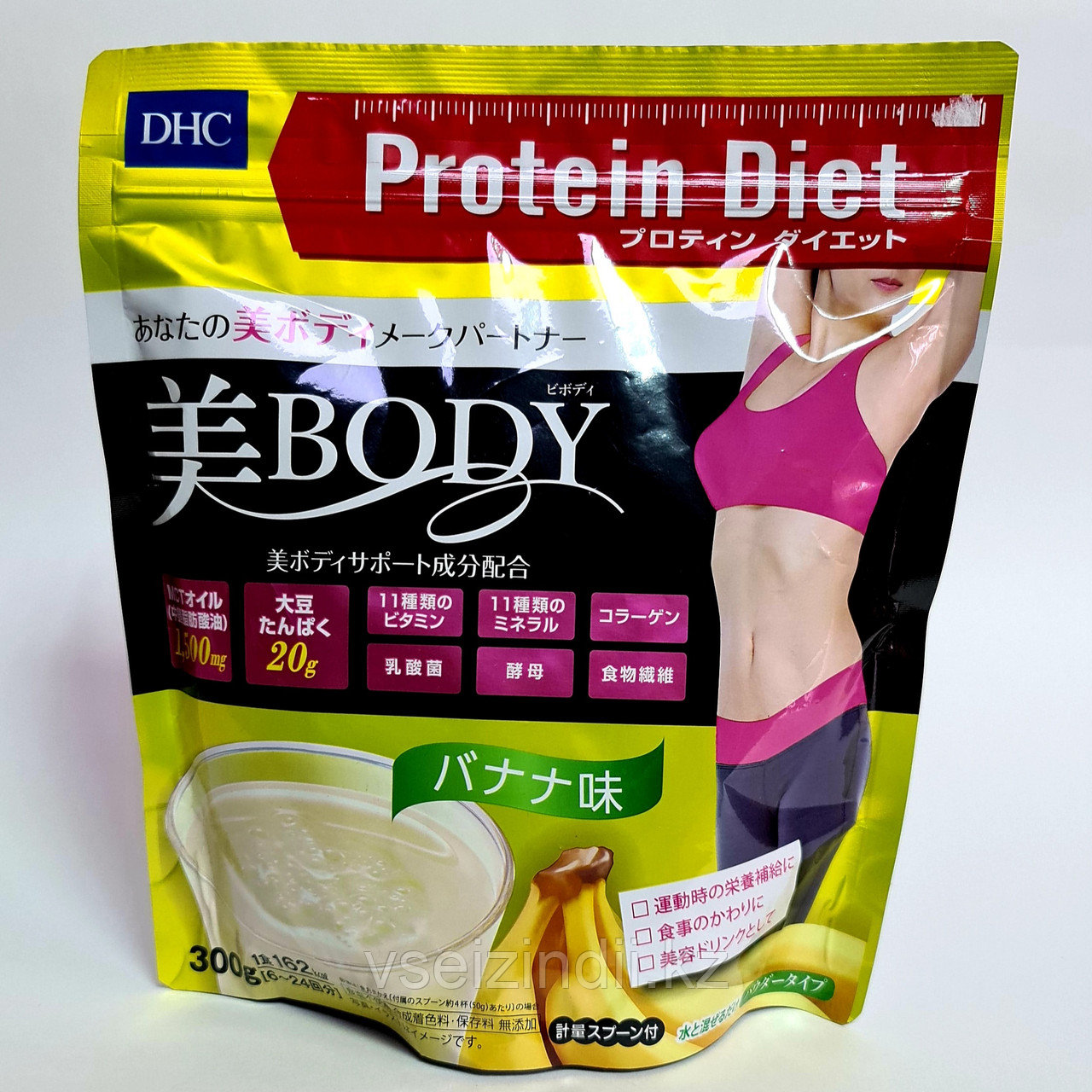 Диетический протеиновый коктейль Protein Diet Beauty Body, DHC со вкусом банана. 300 гр