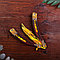 Деревянный Нож Бабочка CS-GO - Жёлтые Линии (26 см.), фото 2