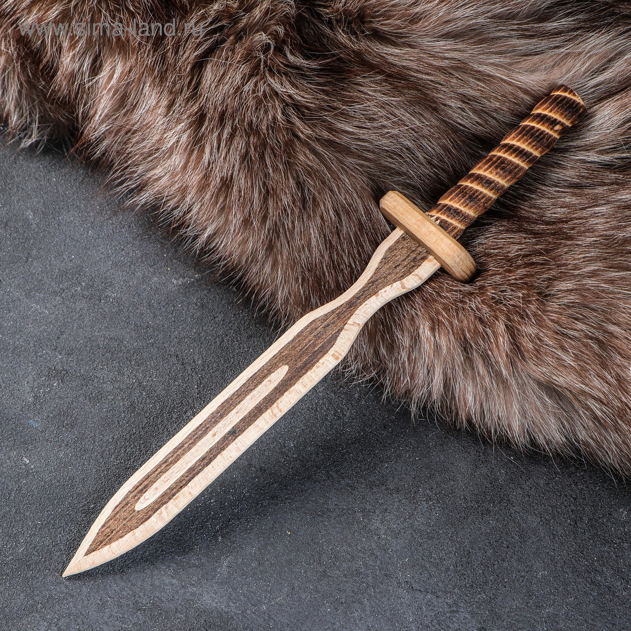Деревянный Нож Клинок Тип 2 (31 см.) - фото 1 - id-p80048354