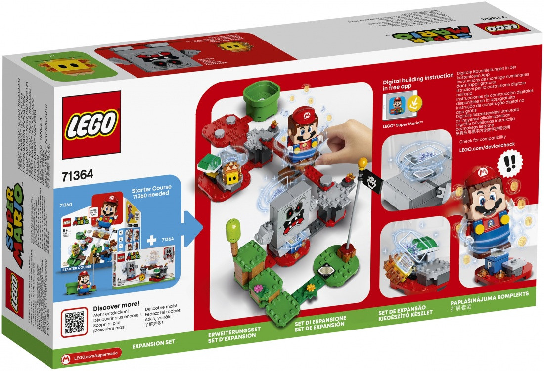 71364 Lego Super Mario Неприятности в крепости Вомпа. Дополнительный набор, Лего Супер Марио - фото 2 - id-p80048366