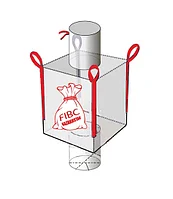 4-х стропные Биг-бэги с верхним и нижним люками, Мешки полипропиленовые, МКР