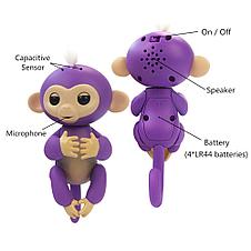 Интерактивная игрушка обезьяна Fingerlings Monkey, фото 3