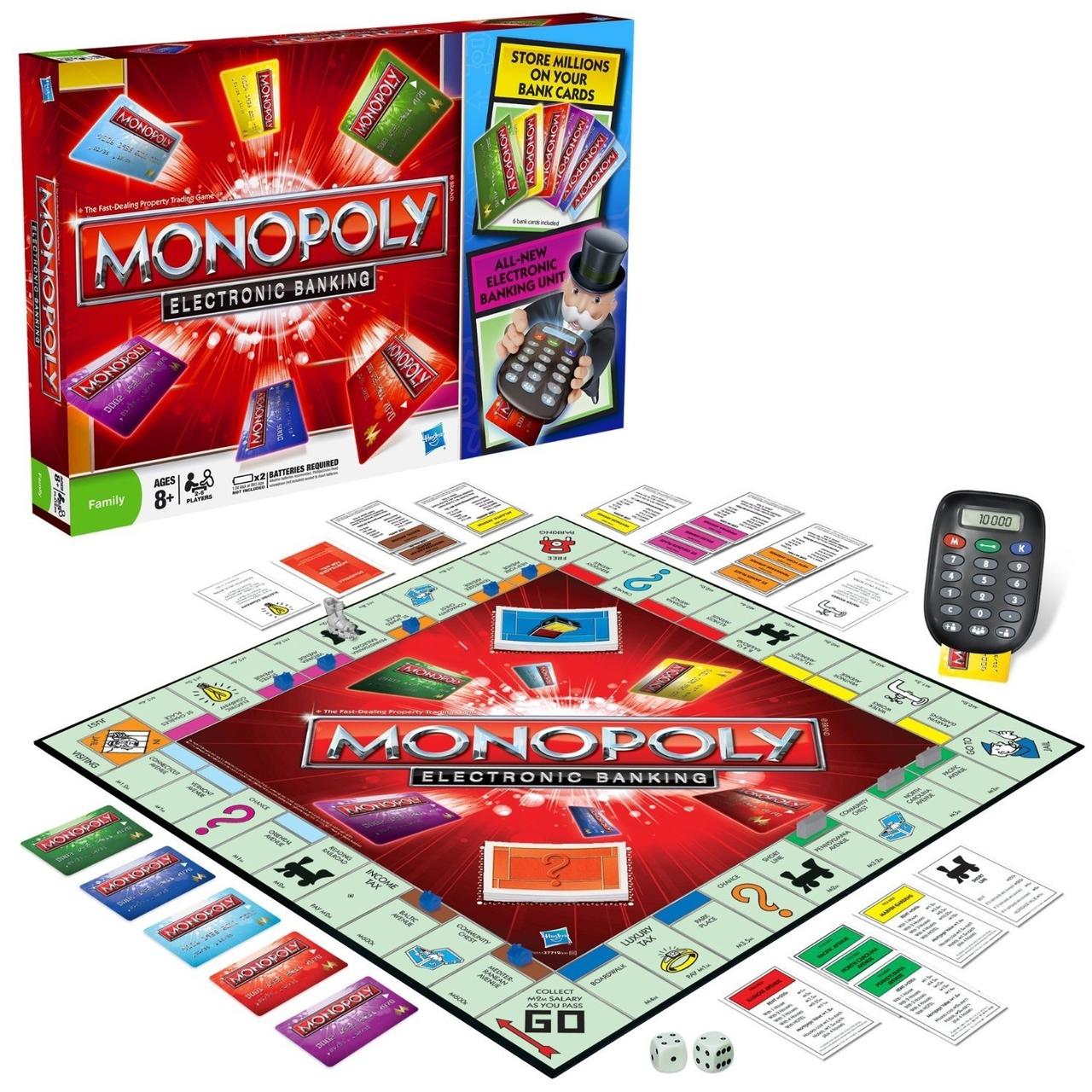 Hasbro Настольная игра "Монополия" с банковскими картами