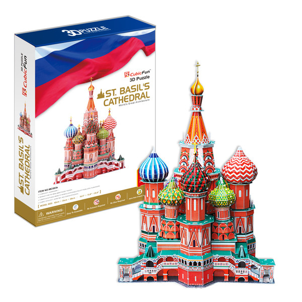 CubiFun 3D Собор Василия Блаженного MC093h. Россия, 214 деталей
