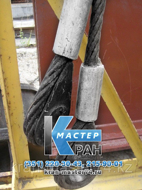 Оттяжка полиспастов маневрового гуська 8300 крана РДК-25