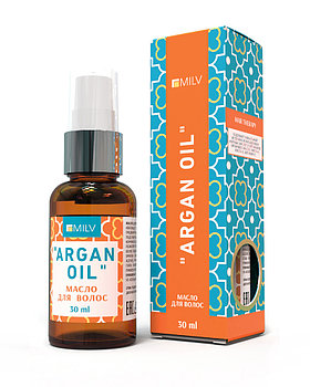 Масло для волос «Argan oil» Milv, 30мл