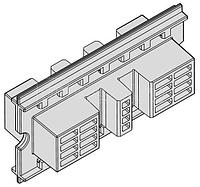 Держатель шины медной L=100мм (уп.24шт) ABB 1STQ007428A0000