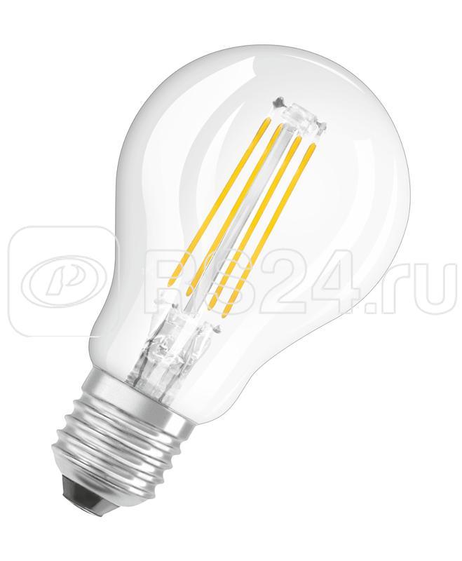 Лампа светодиодная филаментная LED STAR CLASSIC P 60 5W/827 5Вт шар 2700К тепл. бел. E27 600лм 220-240В прозр. стекл. OSRAM 4058075212510 - фото 1 - id-p80105275