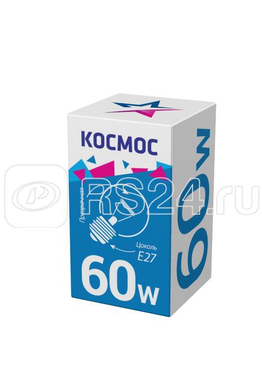 Лампа накаливания Шар 60Вт E27 прозр. Космос LKsmSSpCL60E27v2