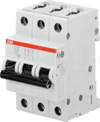 Выключатель автоматический модульный 3п D 16А 6кА S203 D16 ABB 2CDS253001R0161