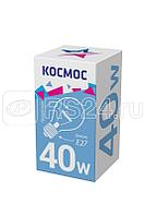 Лампа накаливания A50/A55 40Вт E27 220-240В прозр. КОСМОС LKsmSt55CL40E27v2