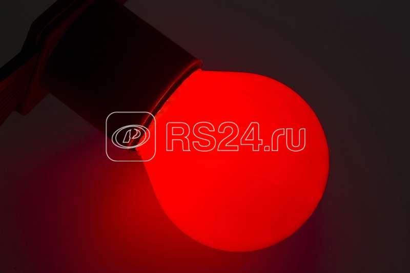 Лампа светодиодная d-45 3LED 1Вт шар E27 25лм 220В красн. Neon-Night 405-112 - фото 1 - id-p80106105