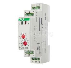 Реле времени PCR-515 (задержка вкл. 230В 2х8А 2перекл. IP20 монтаж на DIN-рейке) F&F EA02.001.006